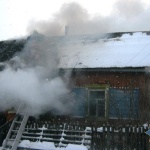 Пожар в Буйничах, фото МЧС