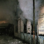 Пожар в доме по переулку Паустовского в Могилёве