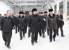 Александр Лукашенко посетил «Могилёвдрев»