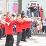 Оркестр мальчиков на параде 9 мая