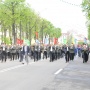 Торжествующий город на параде 9 мая